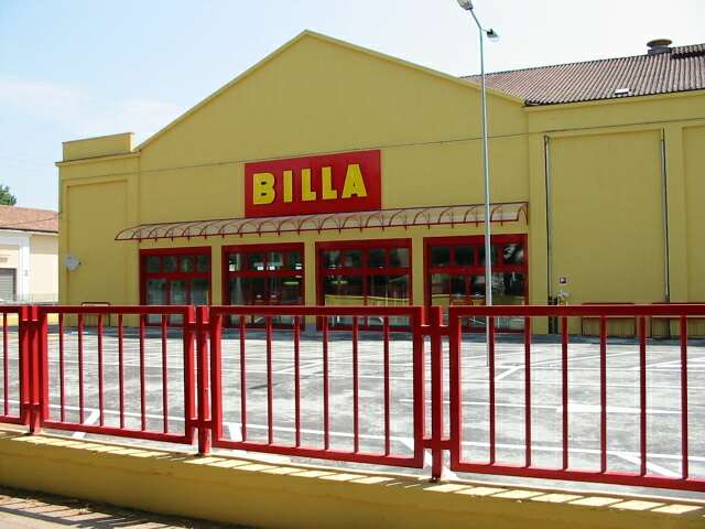 la nuova sede del Billa, in Via Matteotti a Bondeno
